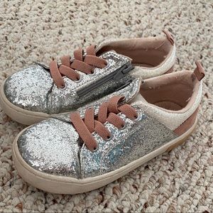 Zara girls sparkly sneakers